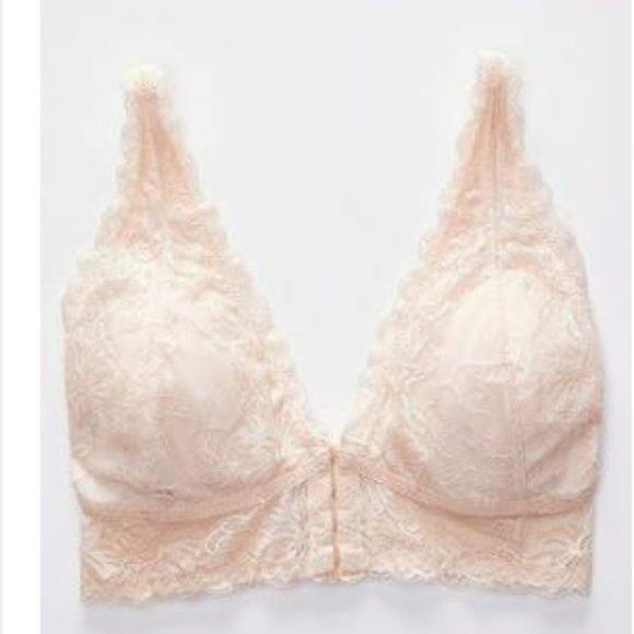 FREE W/ BUNDLE ORDER Rene Rofe Lace Bralette Blush Pink Sz L One Per Order - Picture 3 of 6